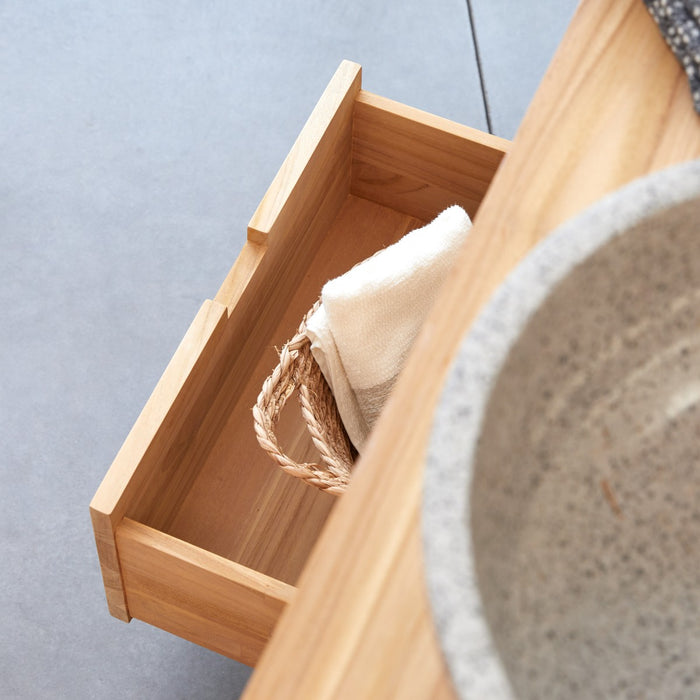 Tikamoon - Serena - Massief teakhouten badmeubel 165 cm