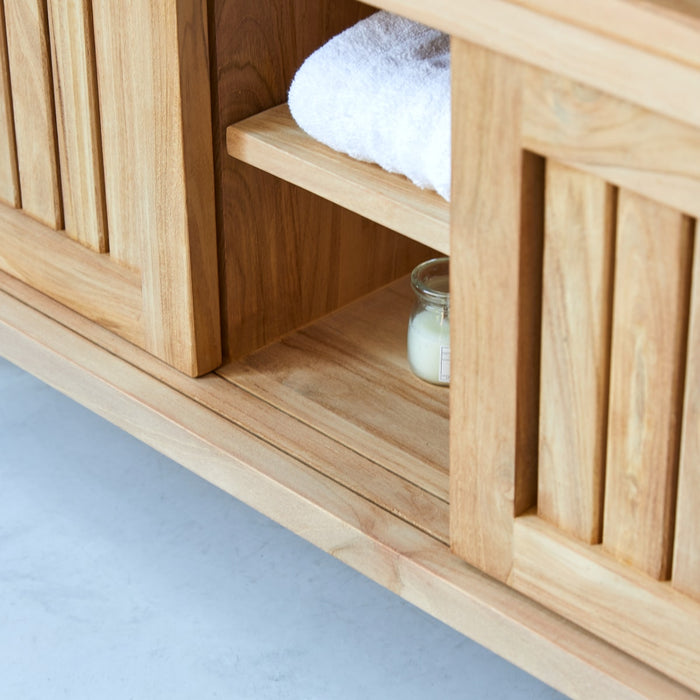 Tikamoon - Colonial - Badmeubel in massief teak 120 cm