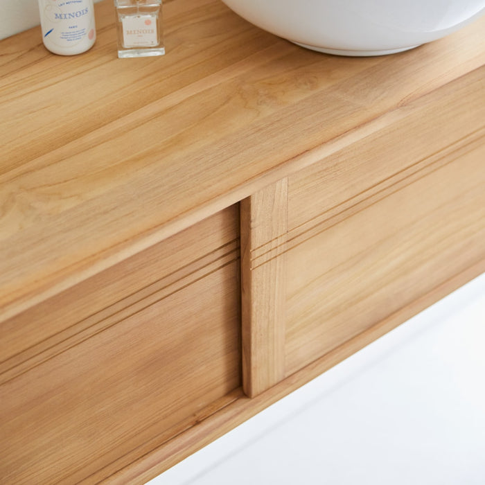 Tikamoon - Basic - Badmeubel in massief teak 140 cm