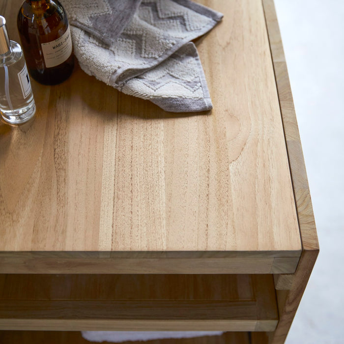 Tikamoon - Typo - Massief teakhouten badmeubel 90 cm