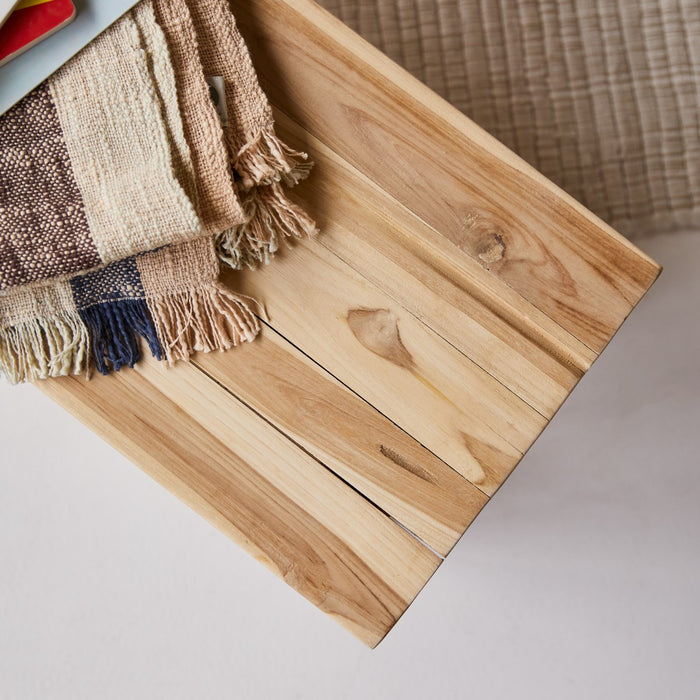 Tikamoon - Kilim - Massief teakhouten decoratief kinderbankje