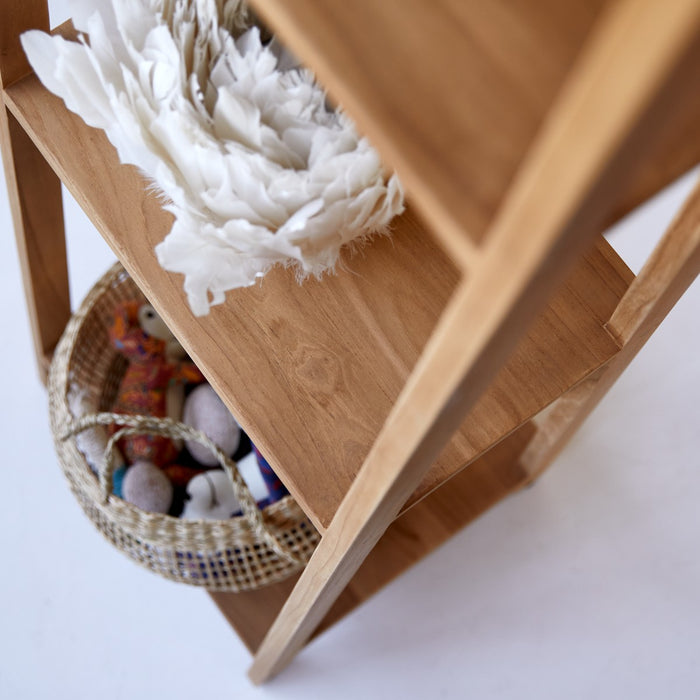 Tikamoon - Bahya - Kinderboekenkast van massief teakhout