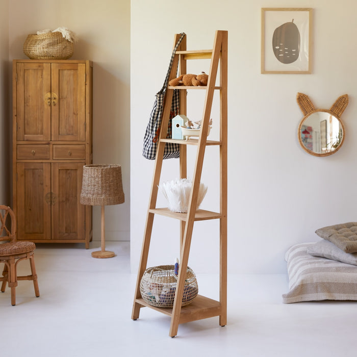 Tikamoon - Bahya - Kinderboekenkast van massief teakhout