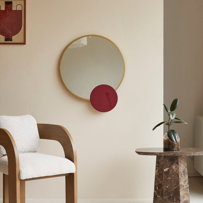 Tikamoon - Ronde stalen spiegel 60 cm Tom