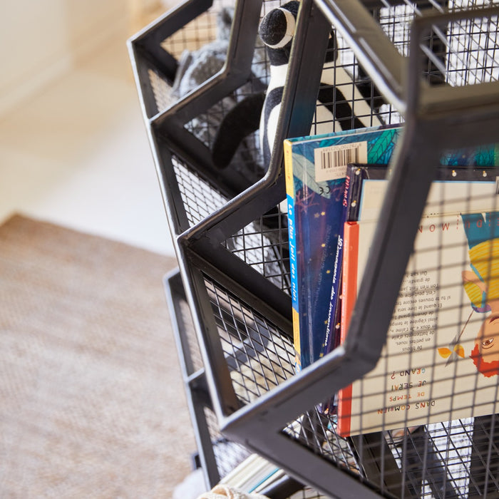 Tikamoon - Cléo - Metalen stelling met vakken voor kinderkamer