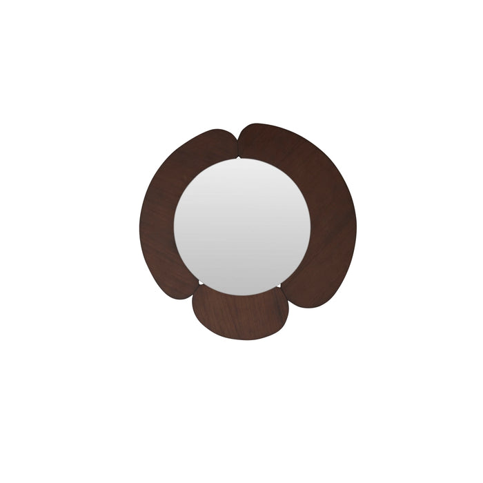 Tikamoon - Sara - Spiegel in donker mindihout 110 x 110 cm