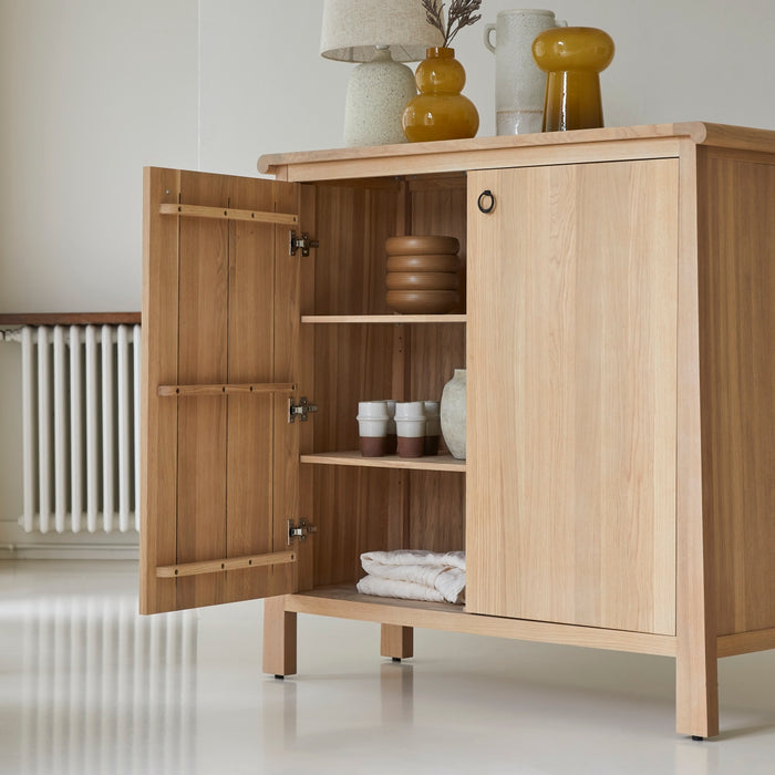 Tikamoon - Massief eiken dressoir 130 Volute