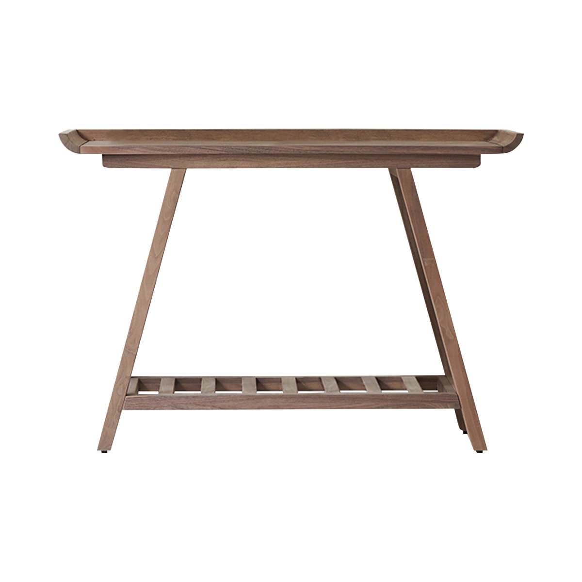 Tikamoon - Pampa - Hoge bijzettafel van massief notenhout