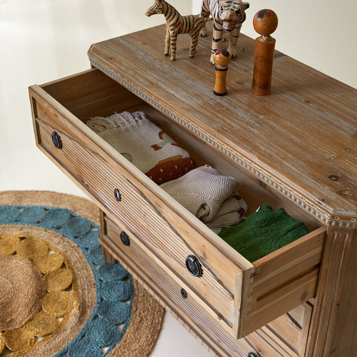 Tikamoon - Emily - Kindercommode van massief gerecycled grenen