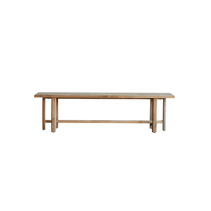 Tikamoon - Antonia - Bank van massief gerecycled teakhout