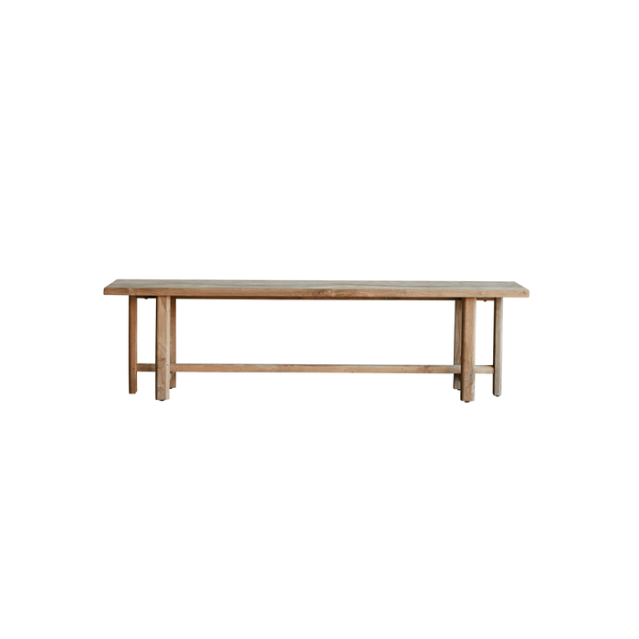 Tikamoon - Antonia - Bank van massief gerecycled teakhout