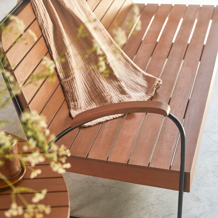 Tikamoon - Key Wood - Driezits tuinbank van massief acaciahout