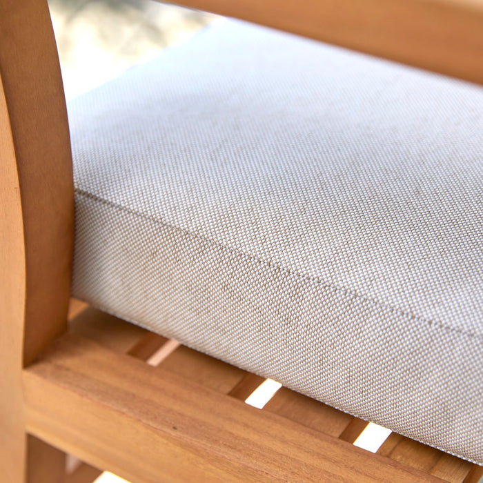 Tikamoon - Leni - Massief teakhouten tuinschommelstoel