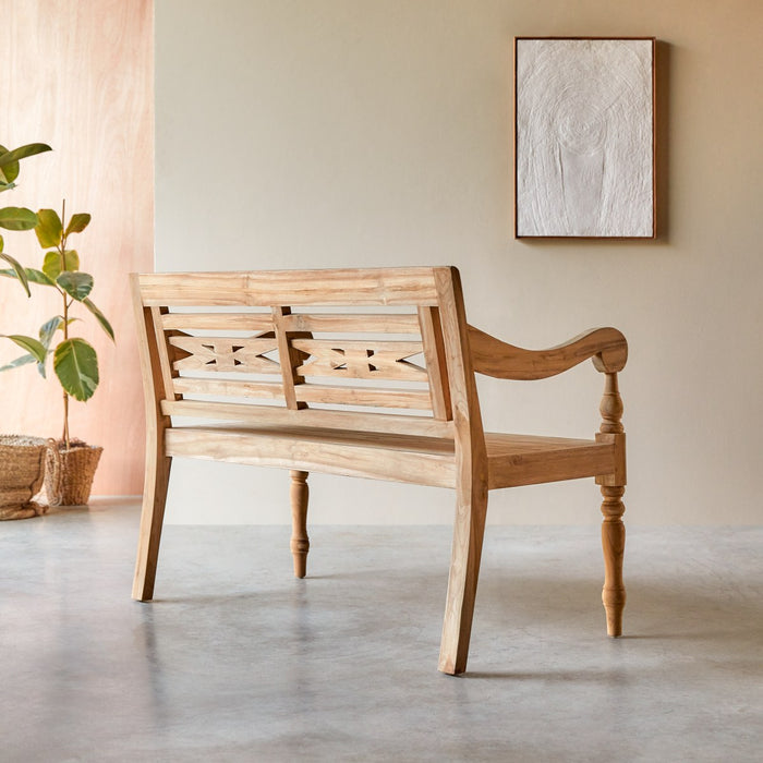 Tikamoon - Marceau - Bank van massief teakhout