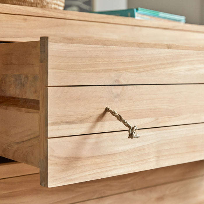Tikamoon - Minimalys - Kindercommode van massief teakhout