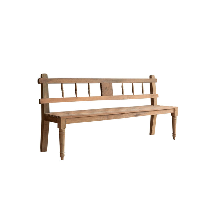 Tikamoon - Paula - Bank van massief gerecycled teakhout