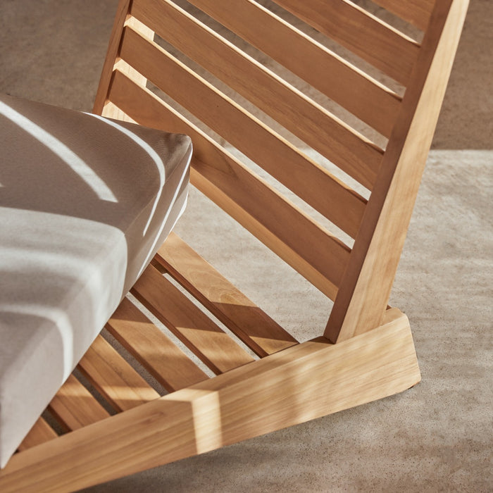 Tikamoon - Olia - Massief teakhouten tuinstoel