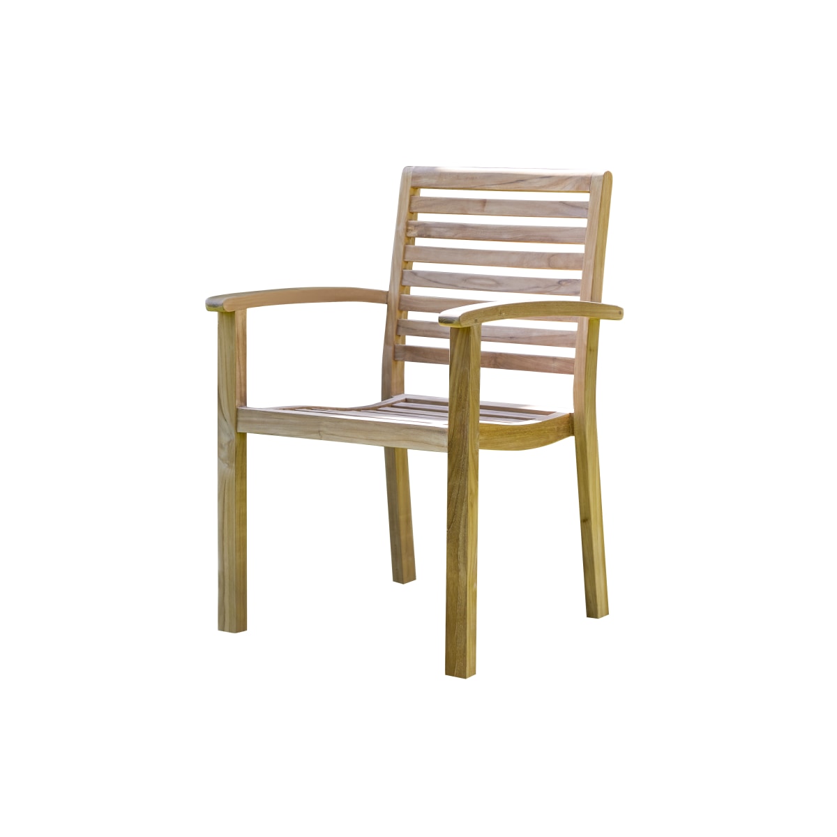 Tikamoon - Andria - Massief teakhouten tuinstoel