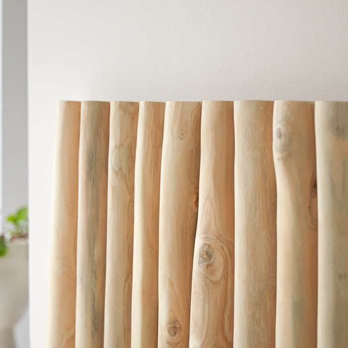 Tikamoon - River - Hoofdbord van massief teakhout 180 cm