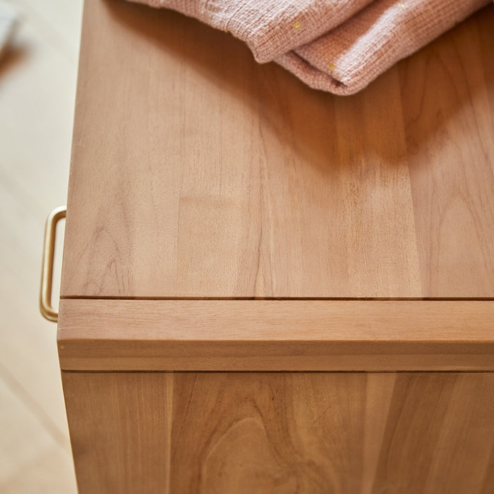 Tikamoon - Kort - Kindercommode van massief teakhout