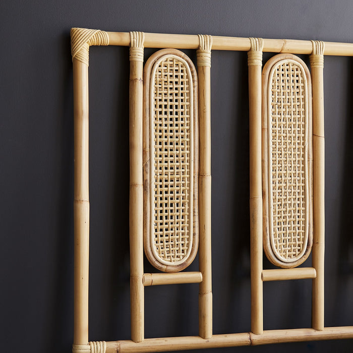 Tikamoon - Paulette - Hoofdbord van gevlochten riet 160 cm