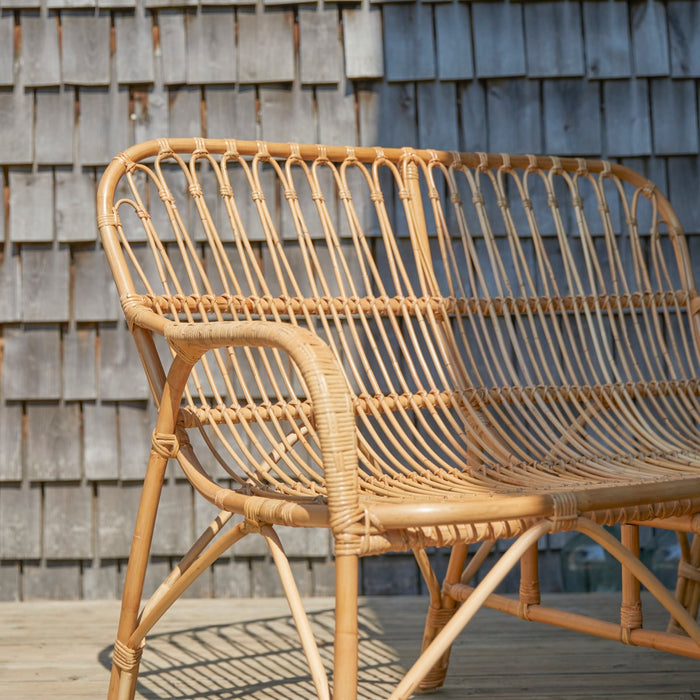 Tikamoon - Ondine - Natuurlijke rotan tuinbank