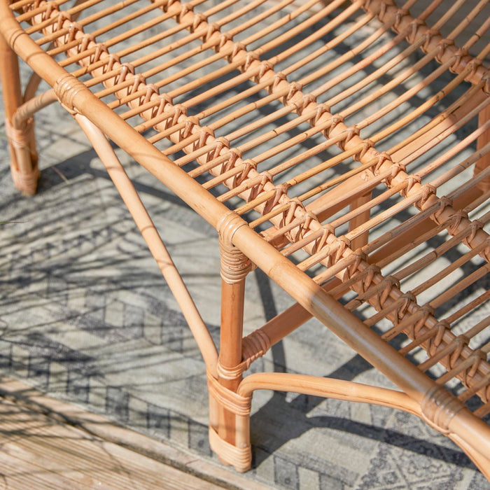 Tikamoon - Ondine - Natuurlijke rotan tuinbank