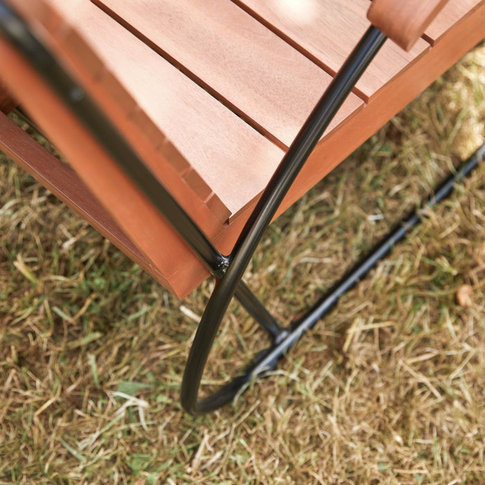 Tikamoon - Key Wood - Tuinstoel met armleuning in massief acacia