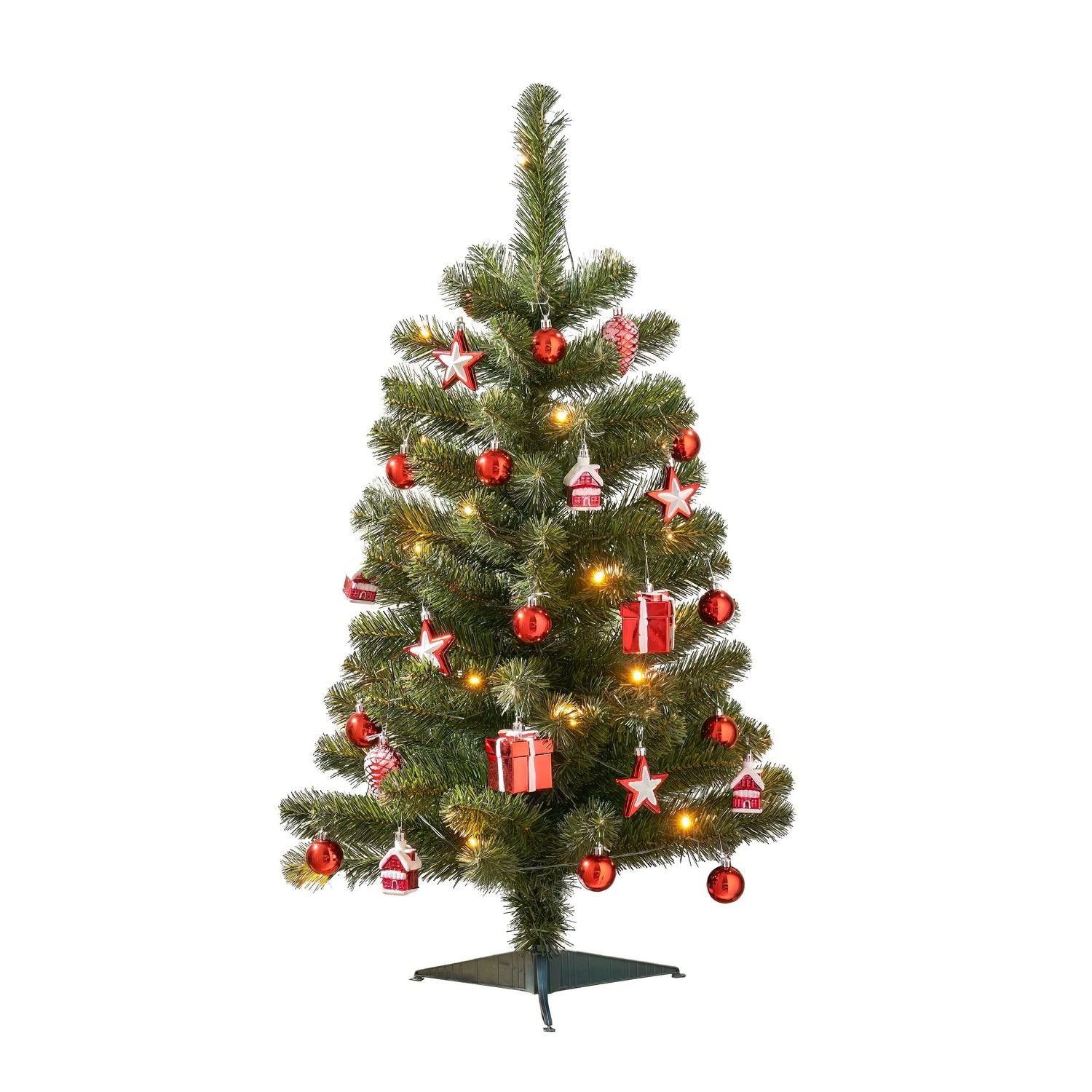 Black Box Trees Joy Kunstkerstboom met Ornamenten en Verlichting - H90