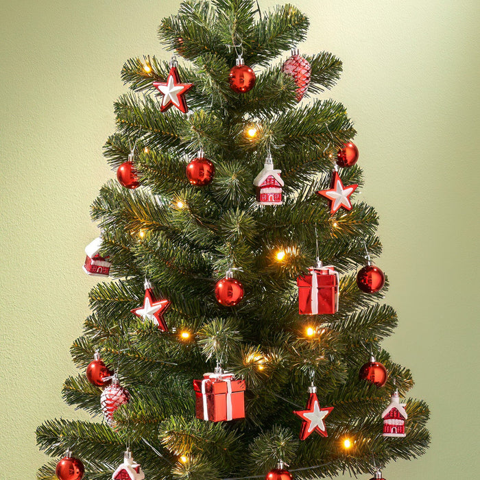 Black Box Trees Joy Kunstkerstboom met Ornamenten en Verlichting - H90