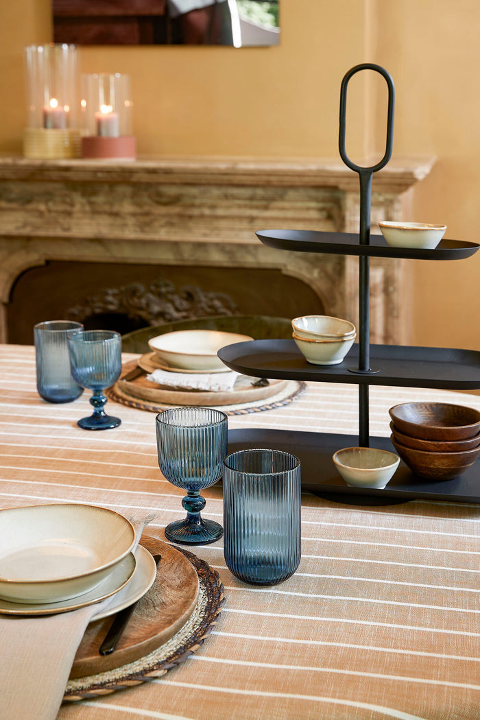 Mica Decorations Merlot Wijnglas - Set van 6 - 250 ml - Blauw