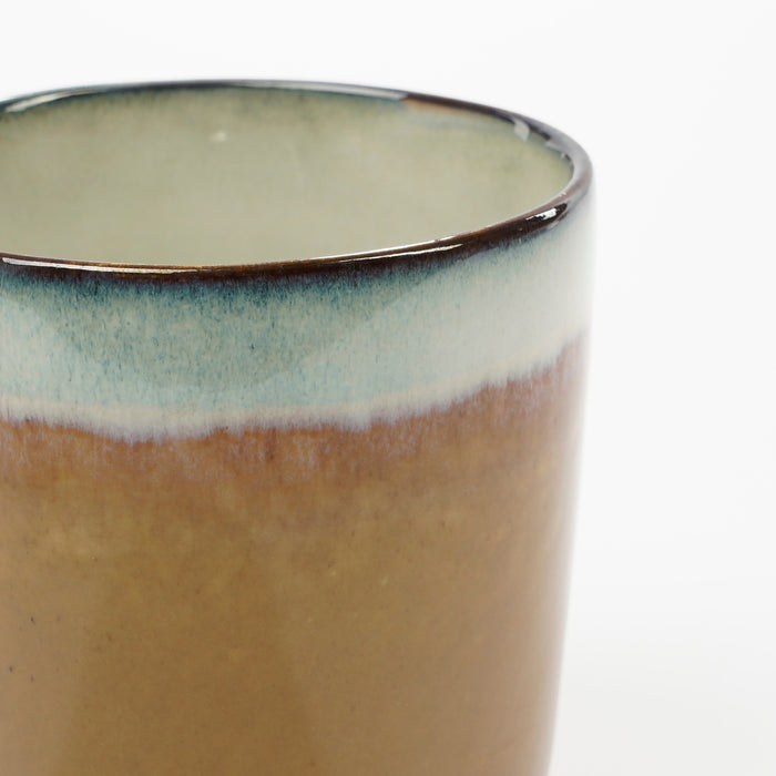 Mica Decorations Tanzi Beker - 300 ml - Beige, Bruin, Groen, Blauw