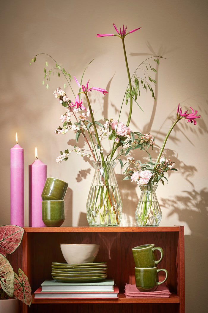 Mica Decorations Rhea Beker - 316 ml - Keramiek - Groen