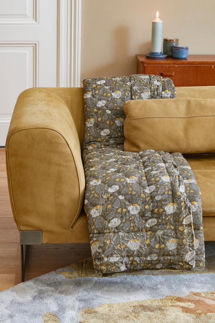 In the Mood Collection Quilt Deken - L180 x B130 cm - Katoen - Groen