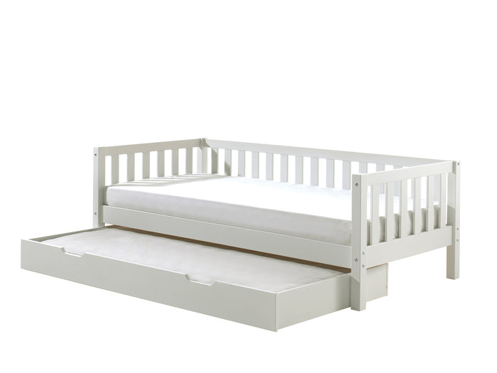 Vipack Fritz Kajuitbed met Bedlade 90 x 200 cm - Wit