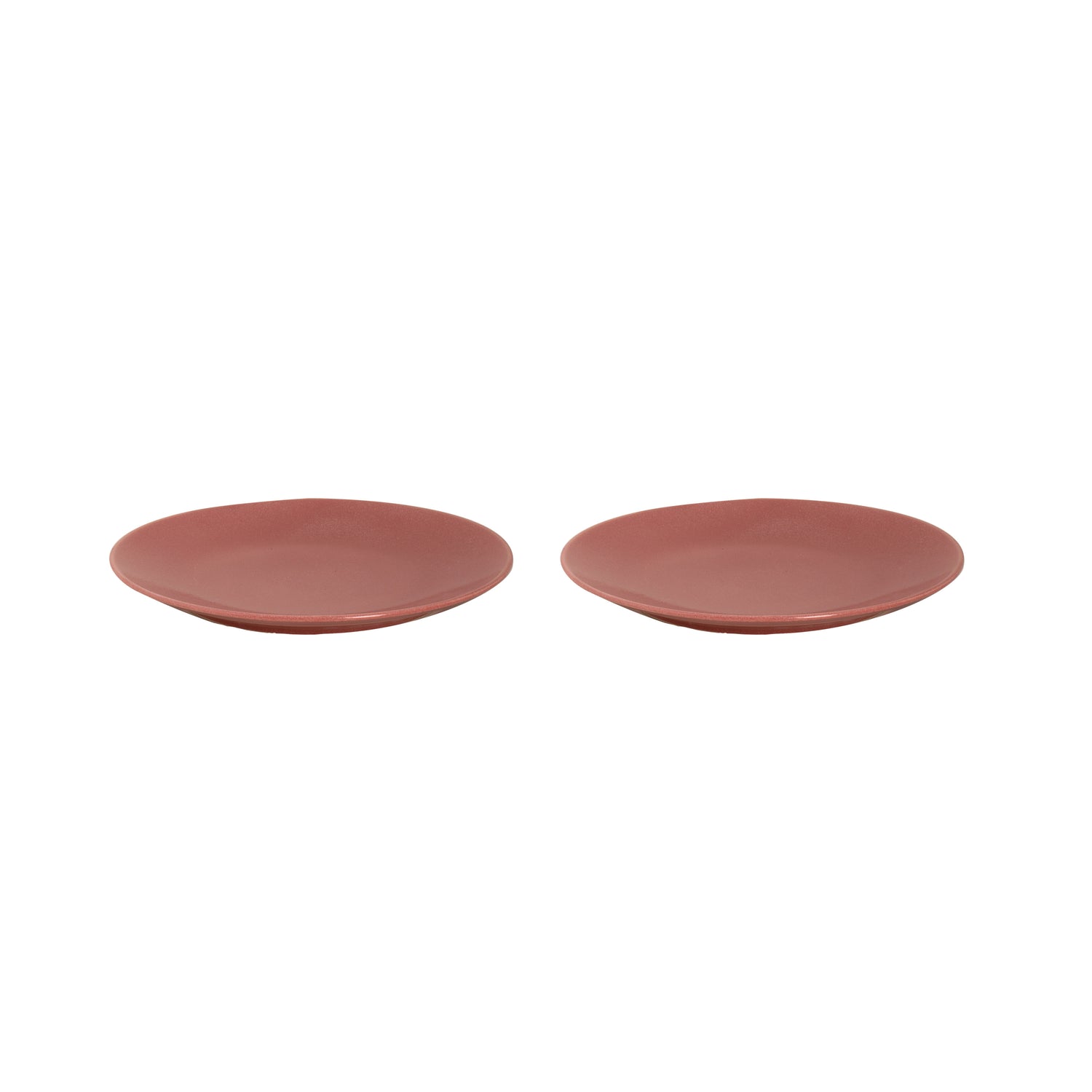 Mammoet - Spirit - Bord - 2 stuks - ø 27,5 cm - Rood - Stoneware