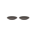 Mammoet Bord Spirit 21.5 cm Grijs Stoneware 2 stuks