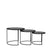 LABEL51 Salontafel Set Tres - Zwart - Metaal