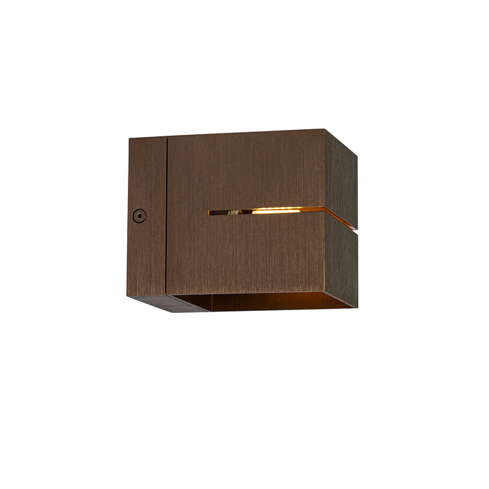 QAZQA Smart wandlamp donkerbrons 9,7 cm incl. Wifi G9 - Transfer