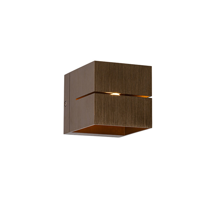 QAZQA Smart wandlamp donkerbrons 9,7 cm incl. Wifi G9 - Transfer