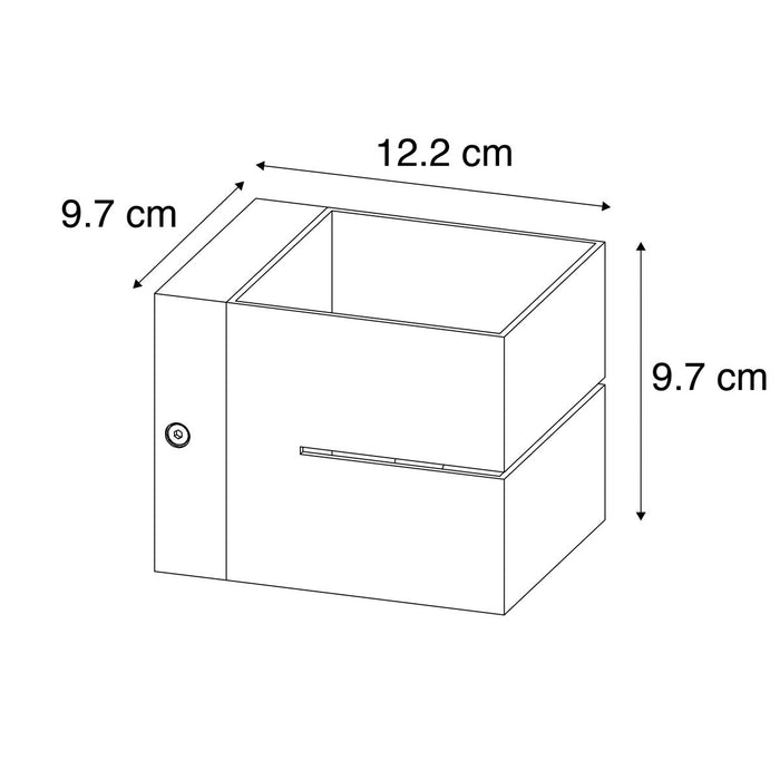 QAZQA Smart wandlamp goud 9,7 cm incl. Wifi G9 - Transfer