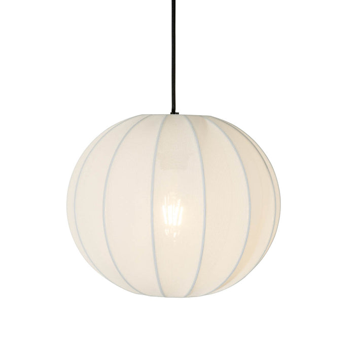 QAZQA Japandi hanglamp wit zijden 30cm 3-lichts - Plu