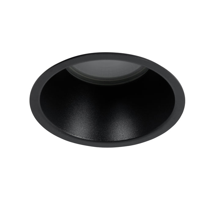 QAZQA Set van 6 inbouwspots zwart GU10 70mm IP44 - Dept