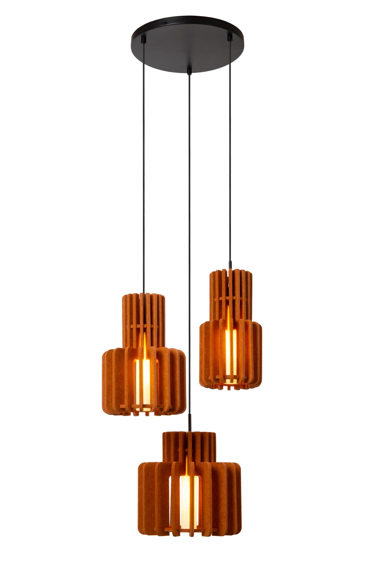 Lucide ROLLO Hanglamp - Terracotta