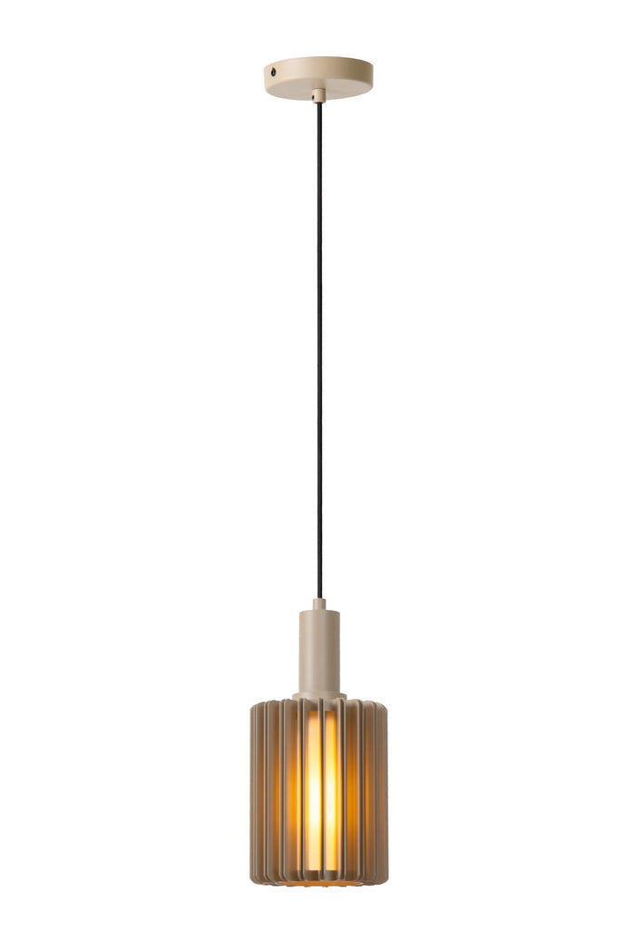 Lucide LAMBRES Hanglamp - Taupe