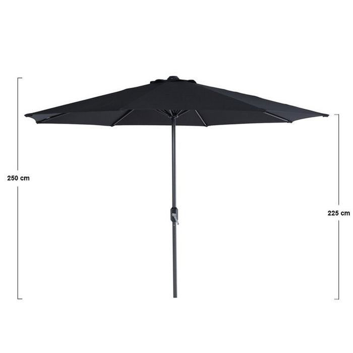 Garden Impressions Lotus parasol Ø300 cm - zwart