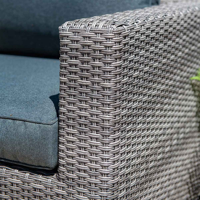 Orangebird loungeset - 4-delig - organic grey - reflex black