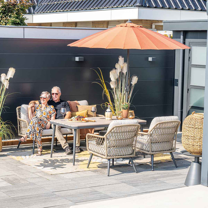 Garden Impressions Manilla parasol Ø250 cm - koper