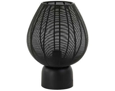 Light & Living Light&living Tafellamp Ø25x34 cm SUNEKO mat zwart