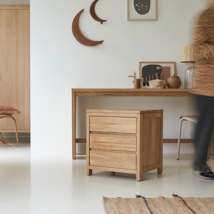 Tikamoon - Ladeblok voor kinderen van massief eikenhout 55 cm Eden